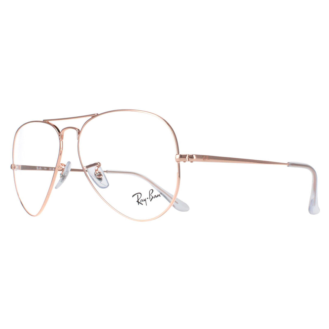 Ray-Ban Glasses Frames RX6489 Aviator 3094 Rose Gold Men Women