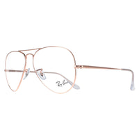 Ray-Ban Glasses Frames RX6489 Aviator 3094 Rose Gold Men Women