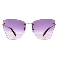 Salvatore Ferragamo SF223S Sunglasses Gold / Violet