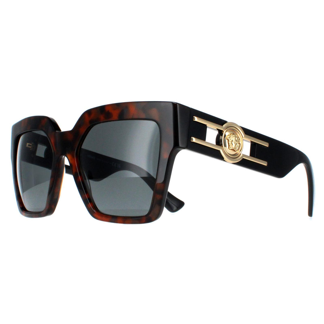 Versace Sunglasses VE4458 542987 Dark Havana Dark Grey