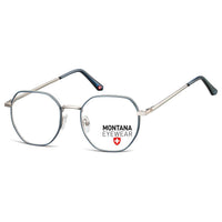 Montana Glasses Frames MM585 C Light Gunmetal & Matte Blue Men Women