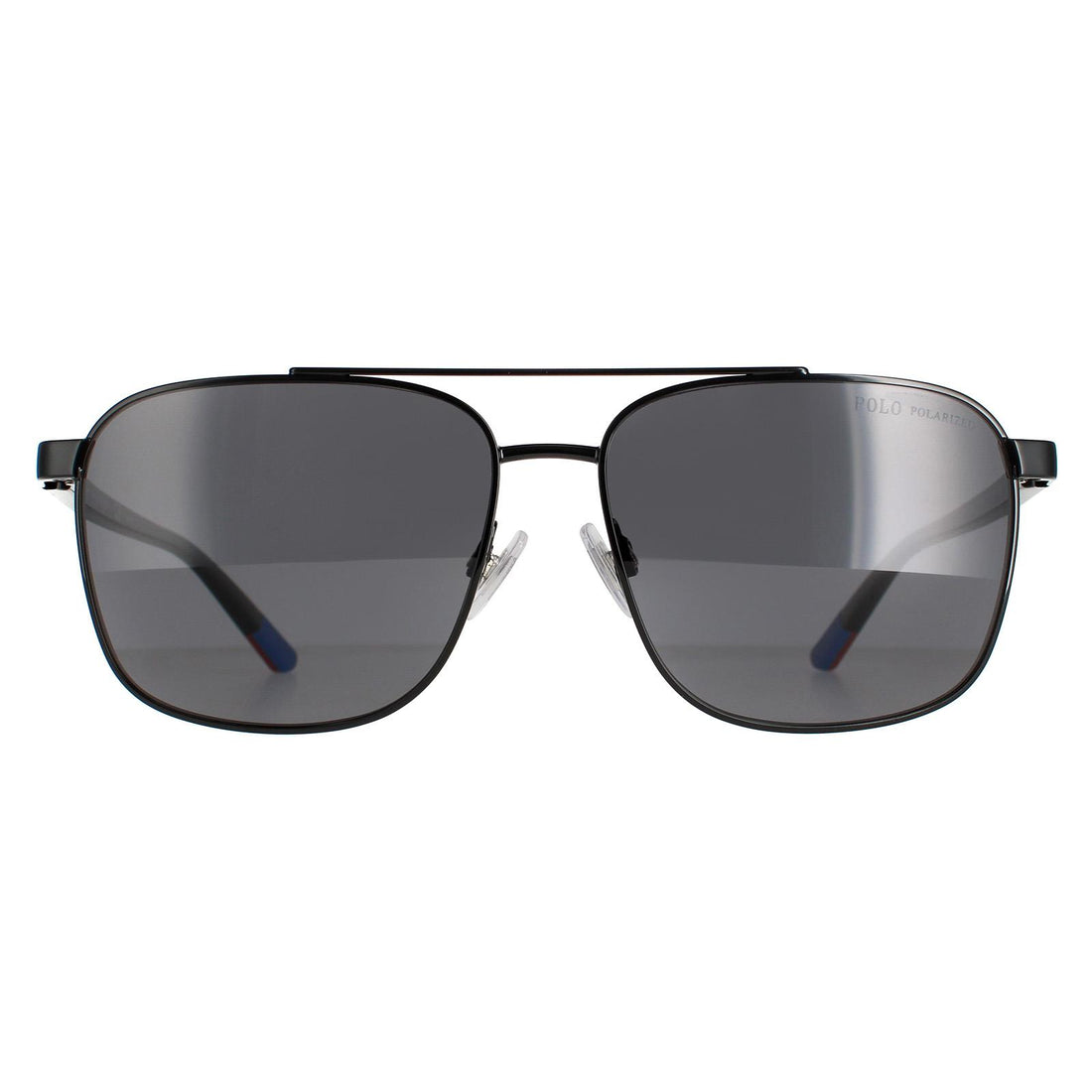 Polo Ralph Lauren PH3135 Sunglasses Shiny Black Grey Polarized
