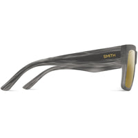Smith Sunglasses Lineup 2W8 QE Matte Grey Horn ChromaPop Bronze Brown Mirror