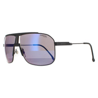 Carrera Sunglasses 1043/S 003 XT Matte Black Grey With Blue Flash Mirror