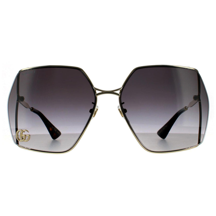 Gucci Sunglasses GG0817S 006 Gold Grey Gradient – Discounted  display picture 1