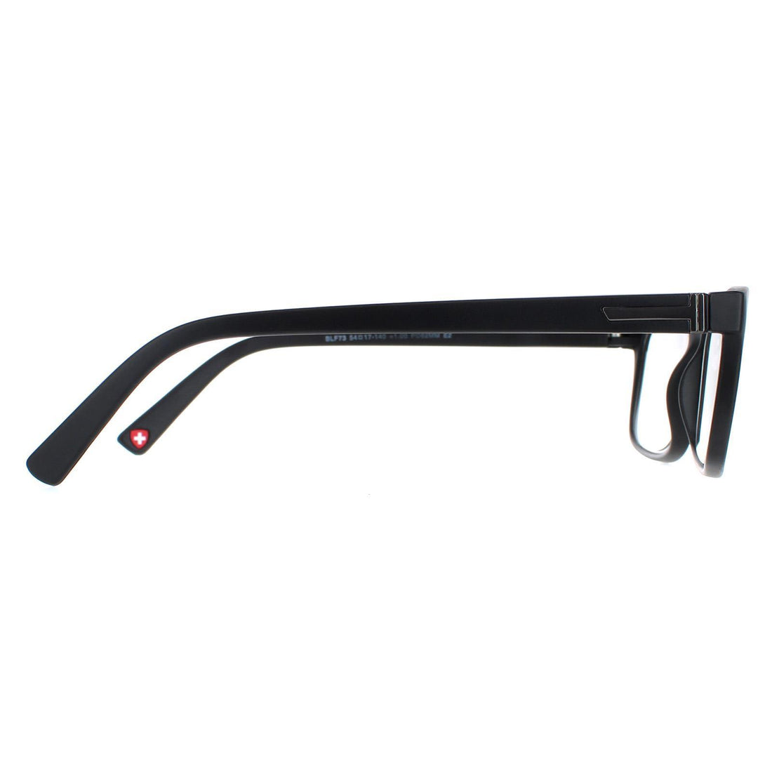 Montana Reading Glasses BLF73 Matte Black Blue Light Block +2.50