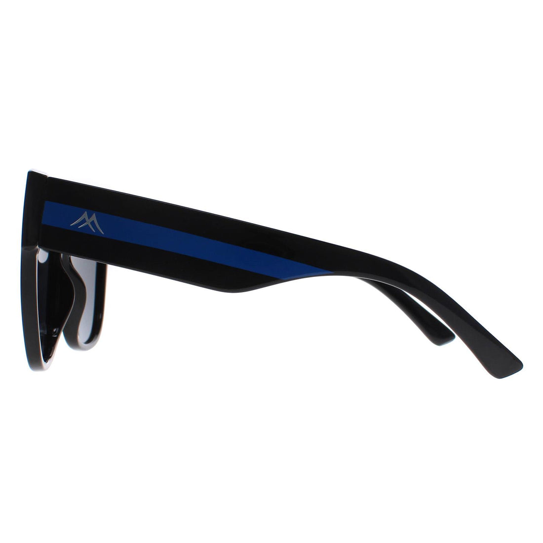 Montana Sunglasses MP73 D Shiny Black Blue Grey Polarized