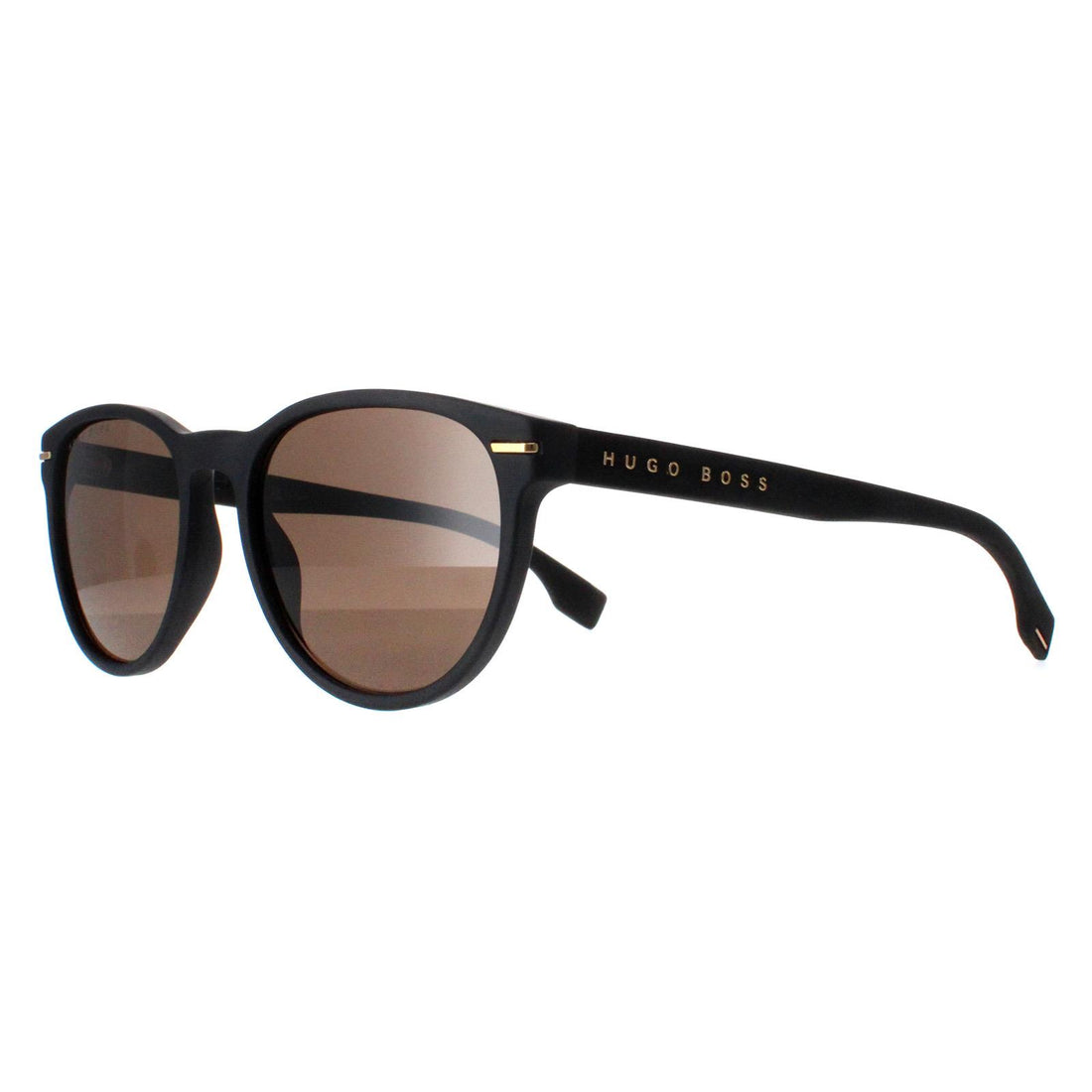 Hugo Boss Sunglasses BOSS 1324/S 0NZ Matte Black Gold Brown