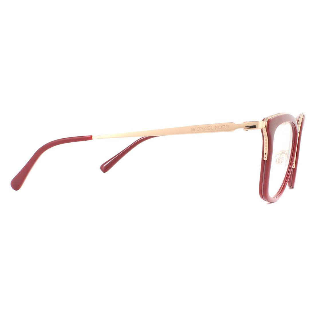 Michael Kors Glasses Frames Coconut Grove MK3032 1108 Rose Gold Red Women