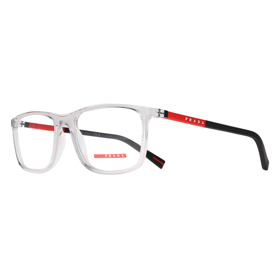 Prada Sport Glasses Frames PS03QV 2AZ1O1 Crystal Men