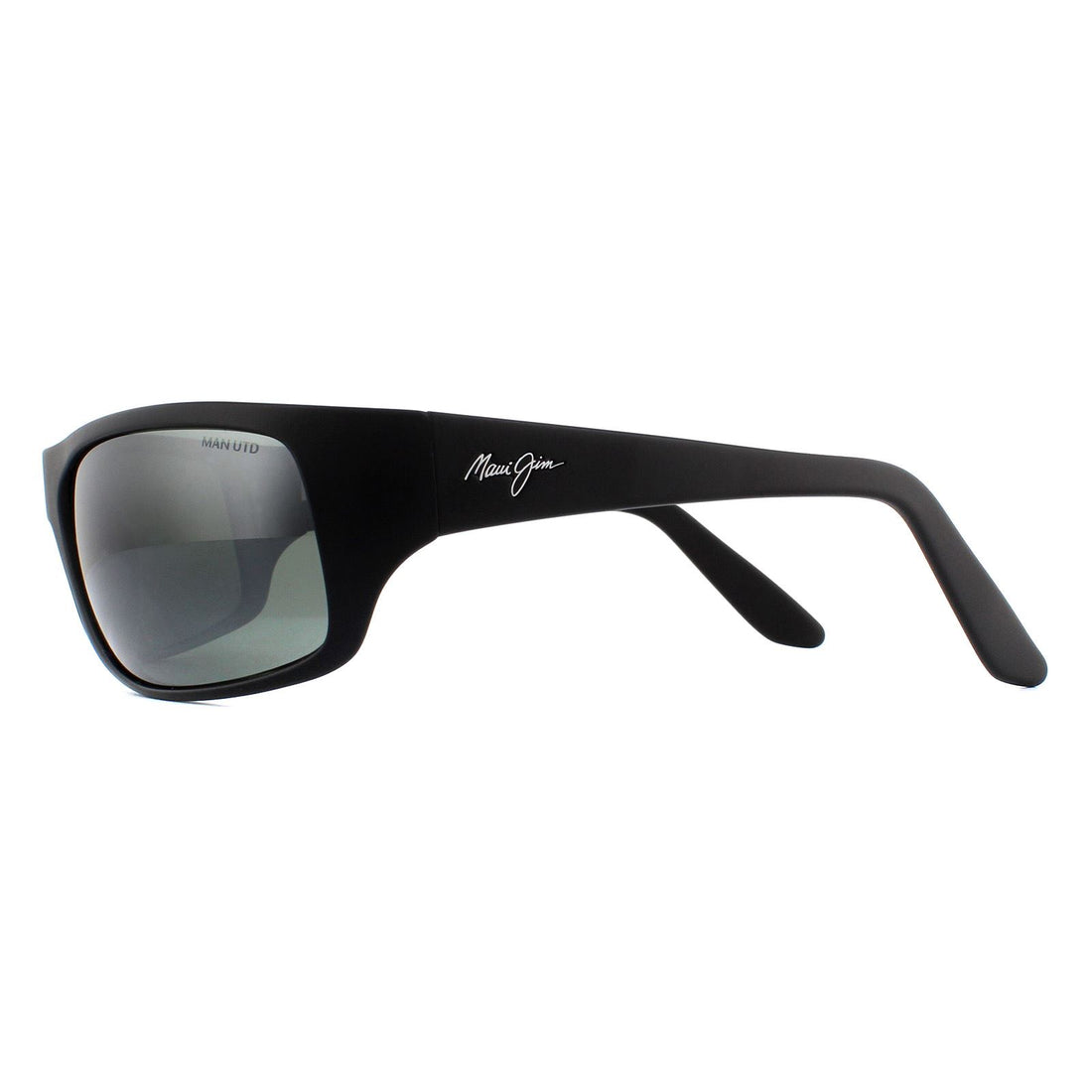 Maui Jim Sunglasses Peahi 202-35UTD Matte Black Neutral Grey Polarized