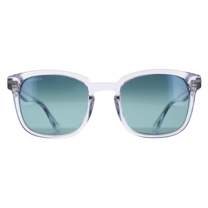 Serengeti Sunglasses Ethan SS575002 Shiny Crystal Mineral Polarized Blue