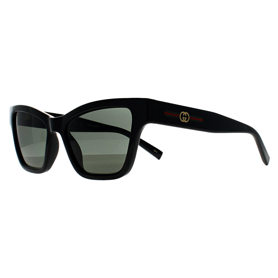 Gucci Sunglasses GG1982S 001 Shiny Black Grey