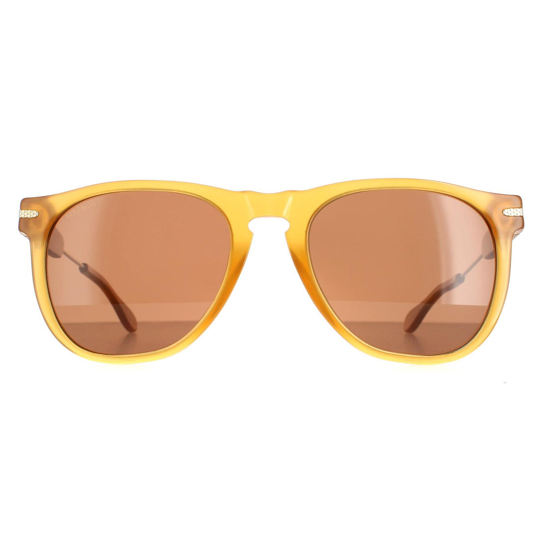 Serengeti Amboy Sunglasses Light Gold Honey Polarized Drivers Brown