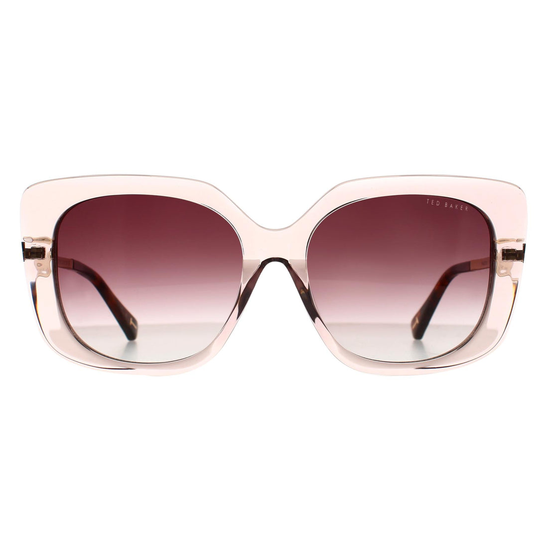 Ted Baker Sunglasses TB1732 Heather 192 Crystal Pink and Gold Brown Gradient