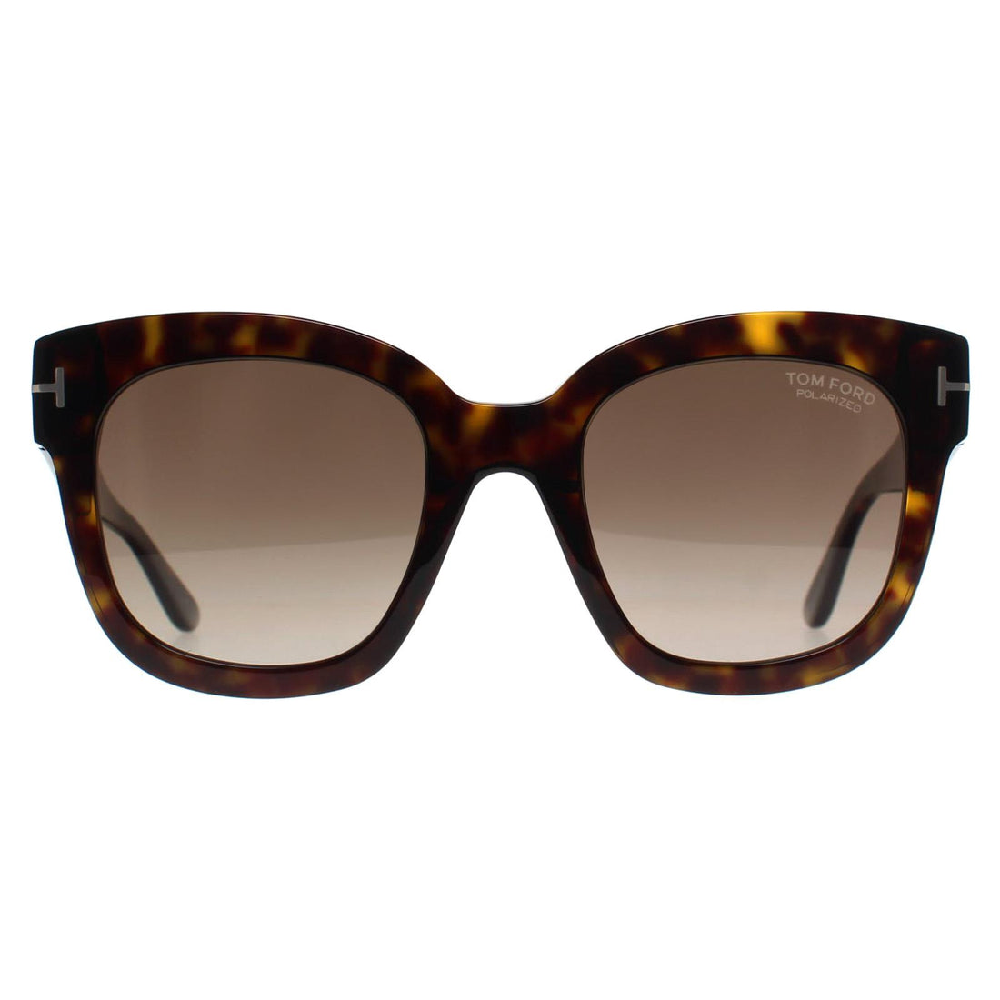 Tom Ford Sunglasses Beatrix FT0613 52H Dark Havana Brown Polarized