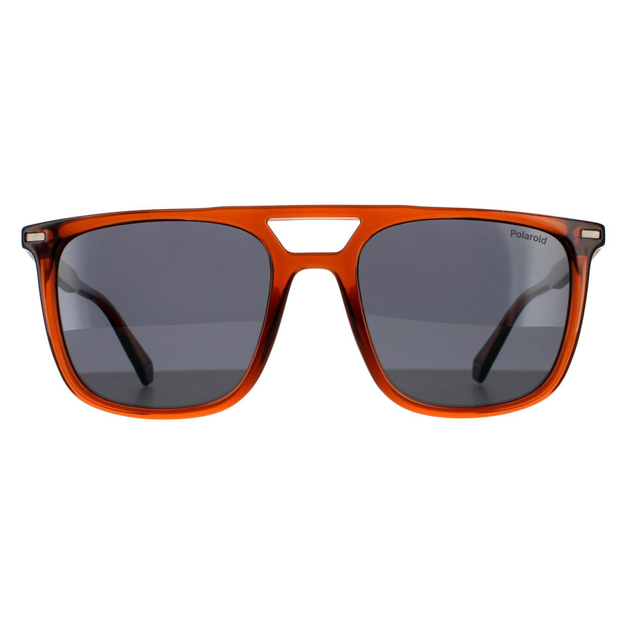 Polaroid Sunglasses PLD 4123/S 09Q C3 Brown Grey Polarized