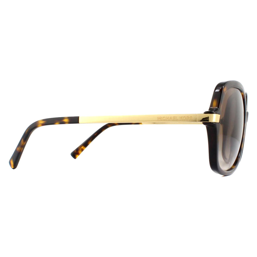 Michael Kors Sunglasses Adrianna II 2024 310613 Dark Tortoise Gold Brown Gradient