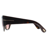 Tom Ford Sunglasses Brianna FT1065 52T Dark Havana Bordeaux Gradient