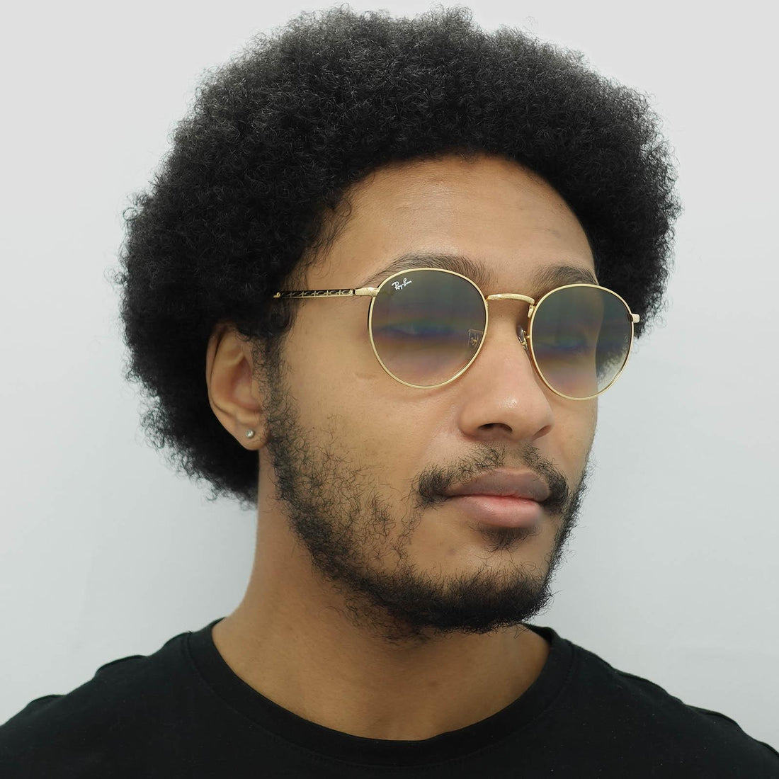 Ray-Ban Sunglasses RB3637 New Round 001/51 Gold Brown Gradient