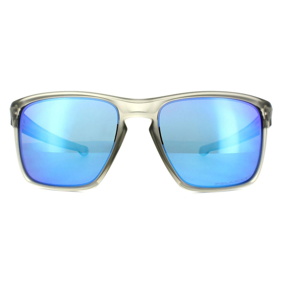 Oakley Sliver XL oo9341 Sunglasses Matt Grey Ink Sapphire Iridium Polarized