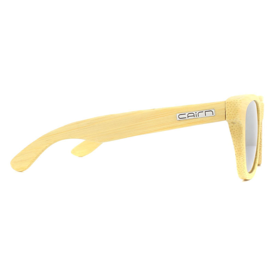 Cairn Sunglasses Woody 07 Bamboo Sunvisor Grey Mirror