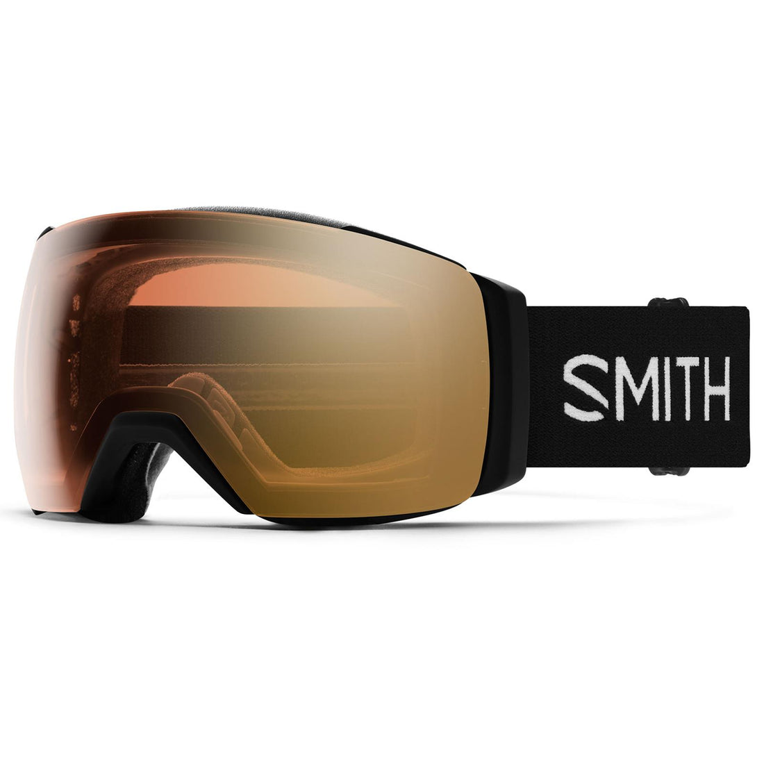 Smith Ski Goggles I/O Mag XL 0JX 4O Black ChromaPop Pro Photochromic Gold Mirror & CP Storm Blue Sensor Mirror