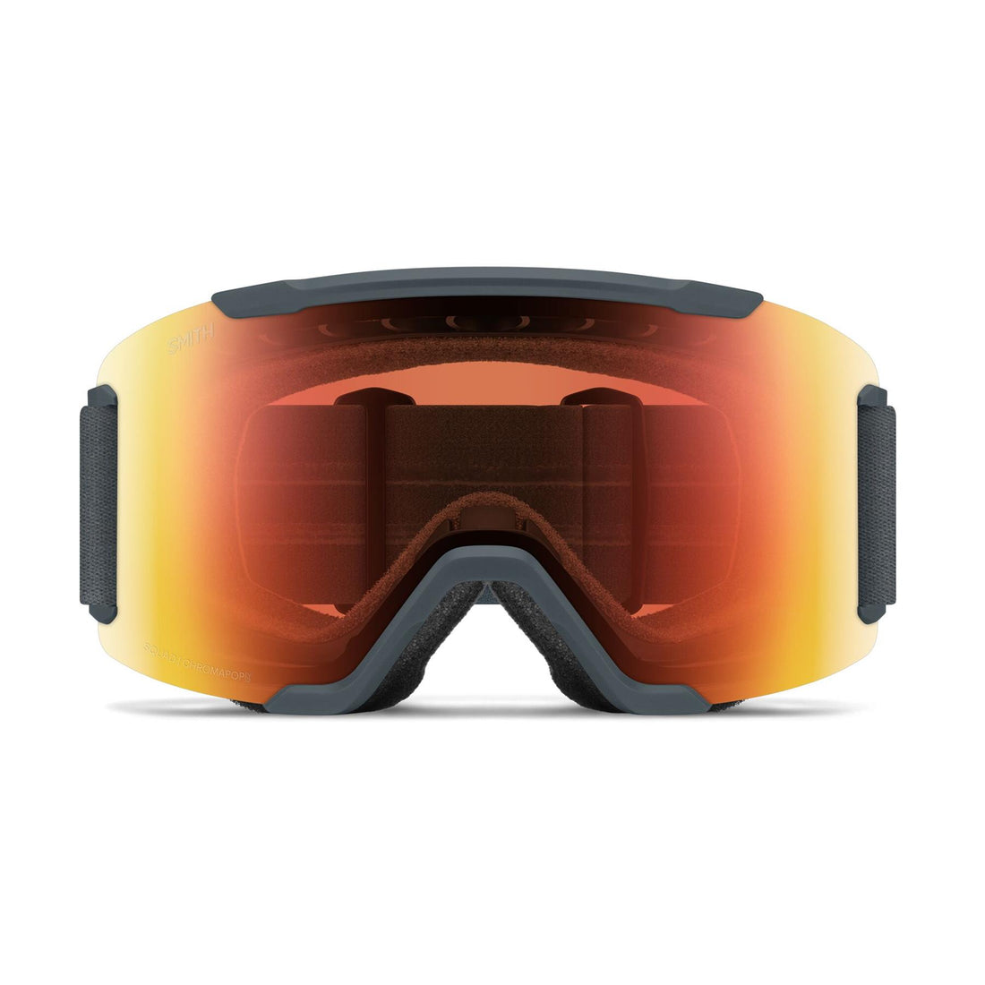 Smith Ski Goggles Squad2 1CP 0NT 4V Slate ChromaPop Pro Photochromic Red Mirror