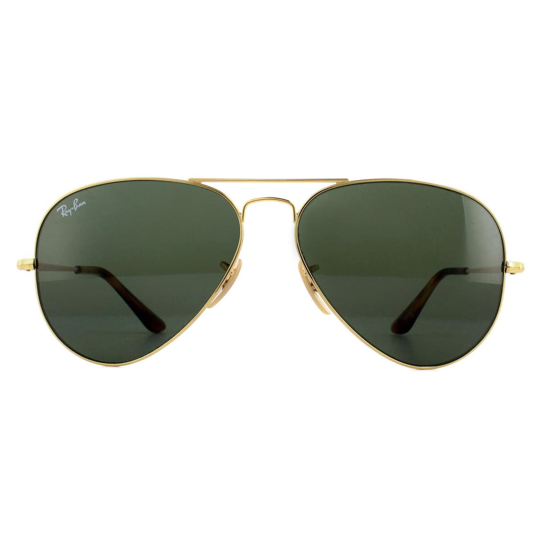 Ray Ban Sunglasses Aviator Metal II RB3689 914731 Gold Green