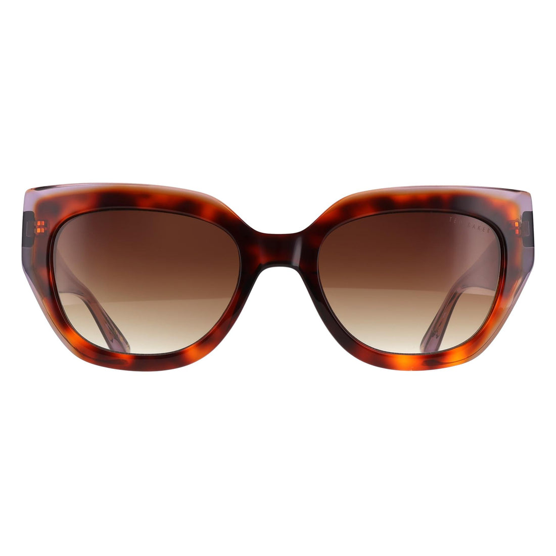 Ted Baker Sunglasses TB1757 Coral 100 Gloss Classic Tortoise Brown Gradient