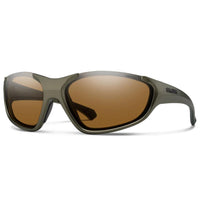 Smith Sunglasses Sliders SIF XC Matte Olive Oil ChromaPop Brown