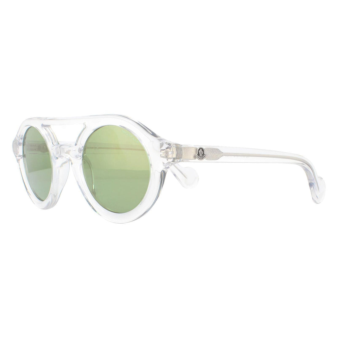 Moncler Sunglasses ML0014 27Q Crystal Green Mirror