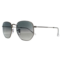 Ray-Ban Sunglasses Hexagonal RB3548N 004/71 Gunmetal Dark Grey Gradient