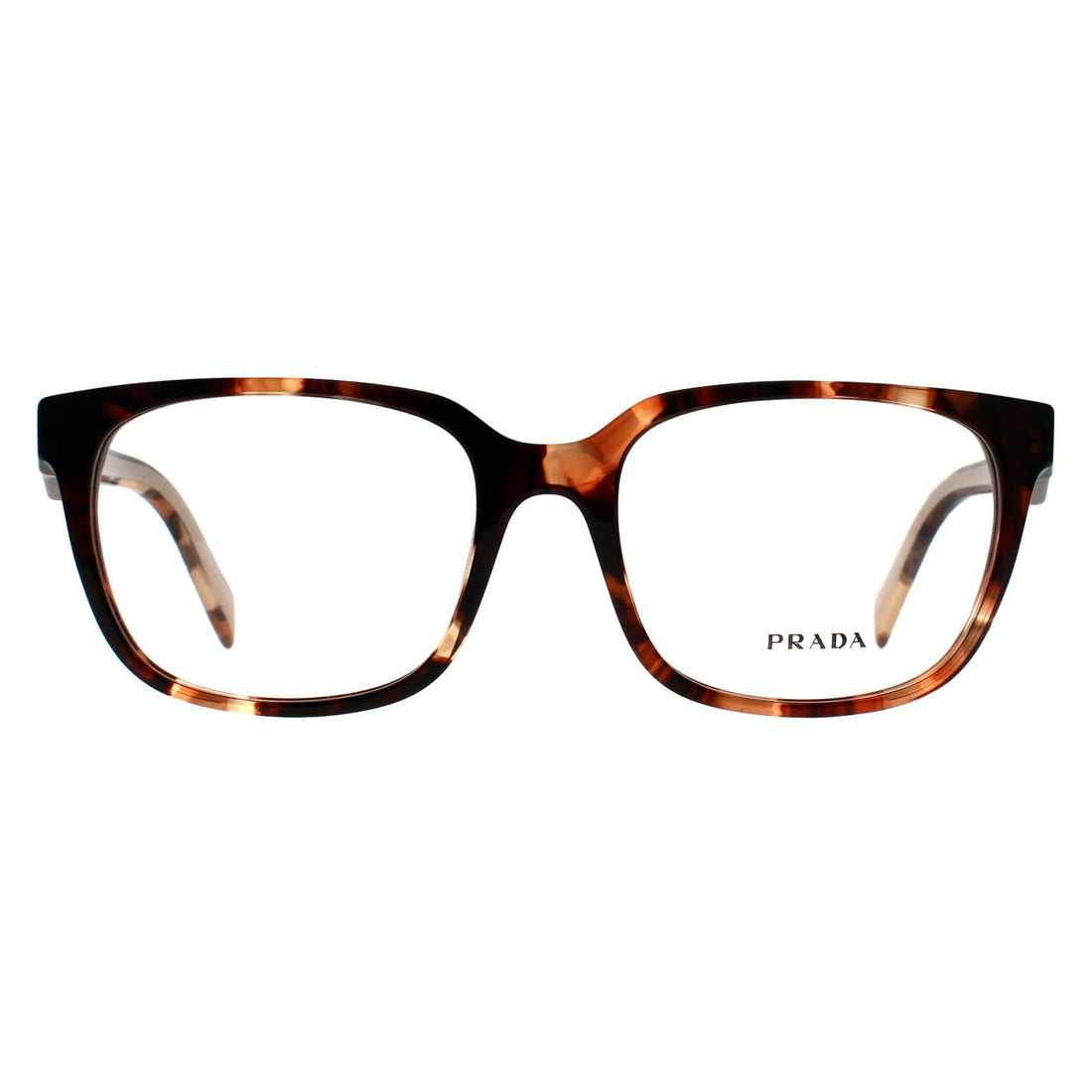 Prada Glasses Frames PR 17ZV 07R1O1 Havana Caramel Women