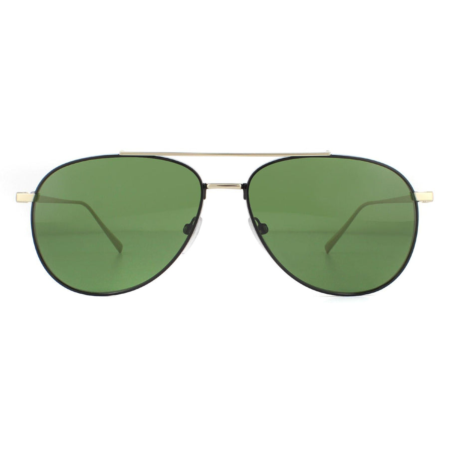 Salvatore Ferragamo SF201S Sunglasses Gold Green