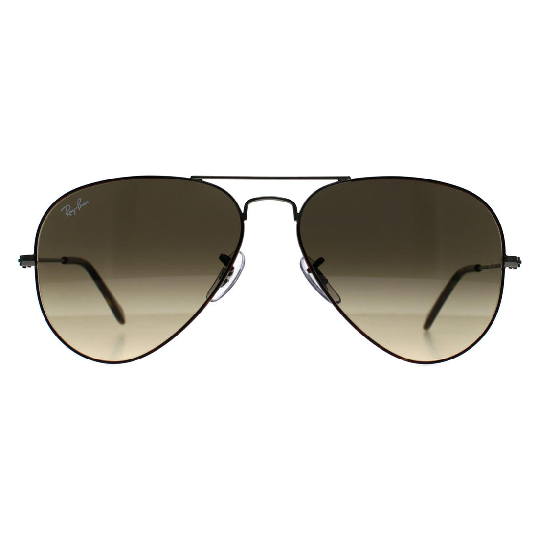Ray-Ban Sunglasses Aviator 3025 92700A Polished Havana On Gunmetal Brown Vintage Gradient Black