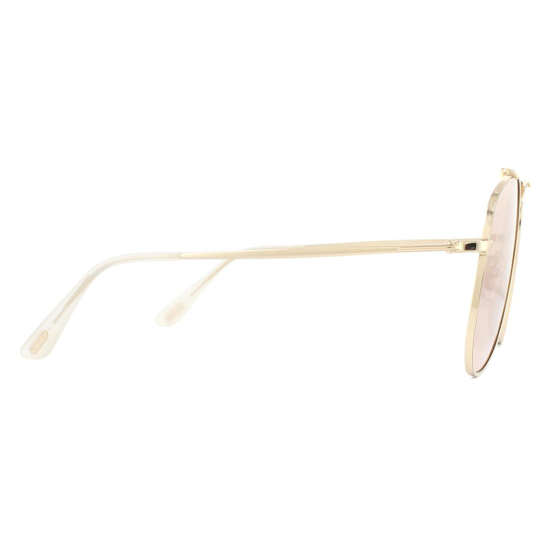 Tom Ford Sunglasses Connor FT0557 28Y Shiny Rose Gold Light Brown