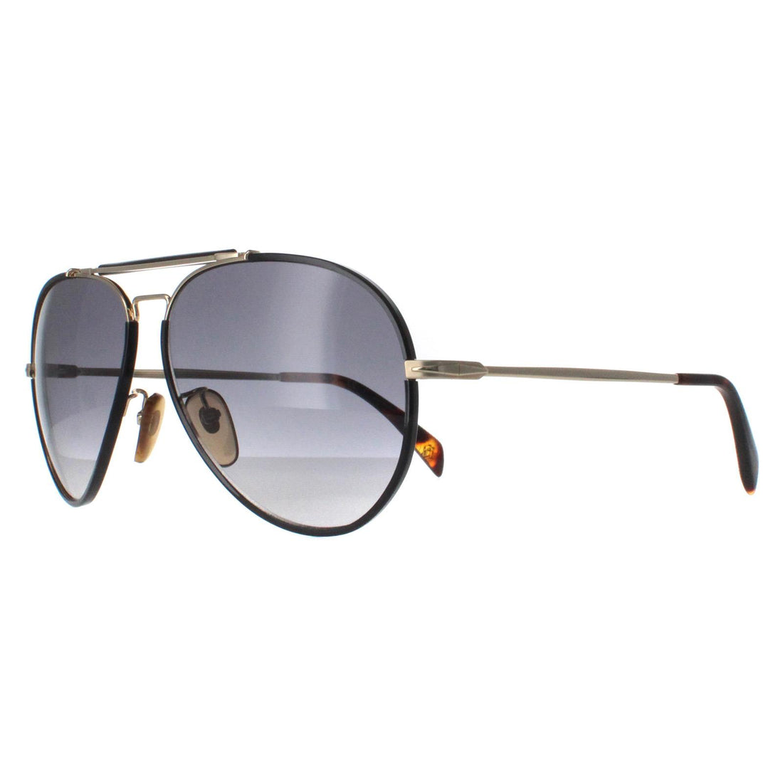 David Beckham Sunglasses DB7003/S J5G 9O Black Gold Grey Gradient