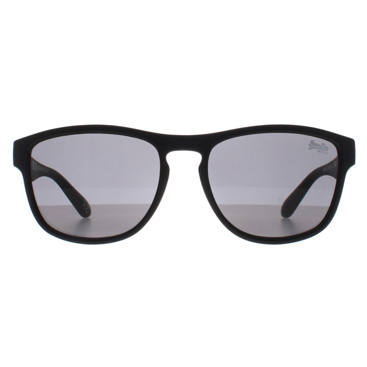 Superdry Sunglasses Rockstar 104B Matte Black Solid Smoke