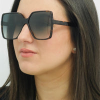Saint Laurent Sunglasses SL 232-BETTY 003 Havana Blue Gradient