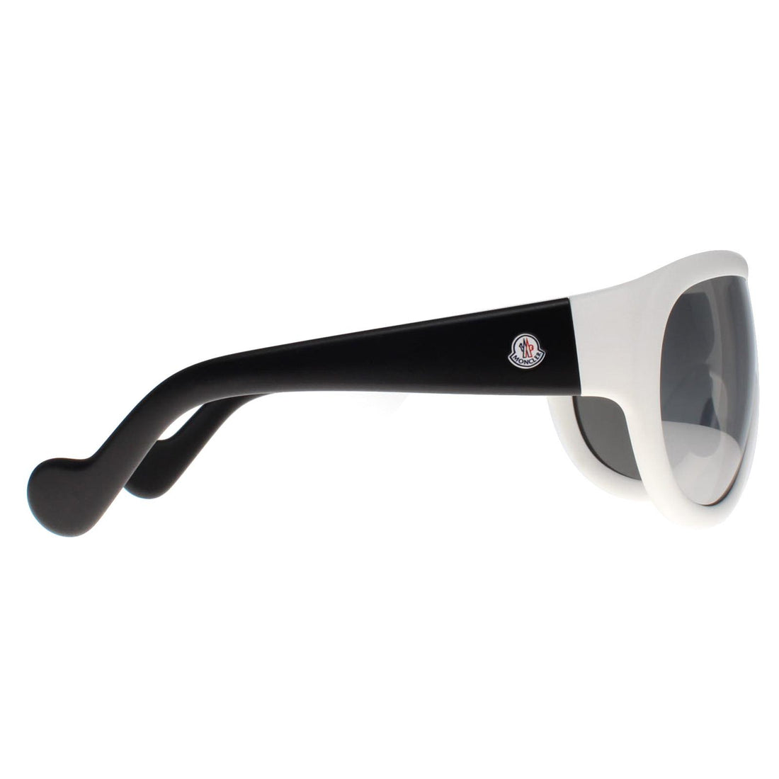 Moncler Sunglasses ML0047 23C White Black Grey Mirror