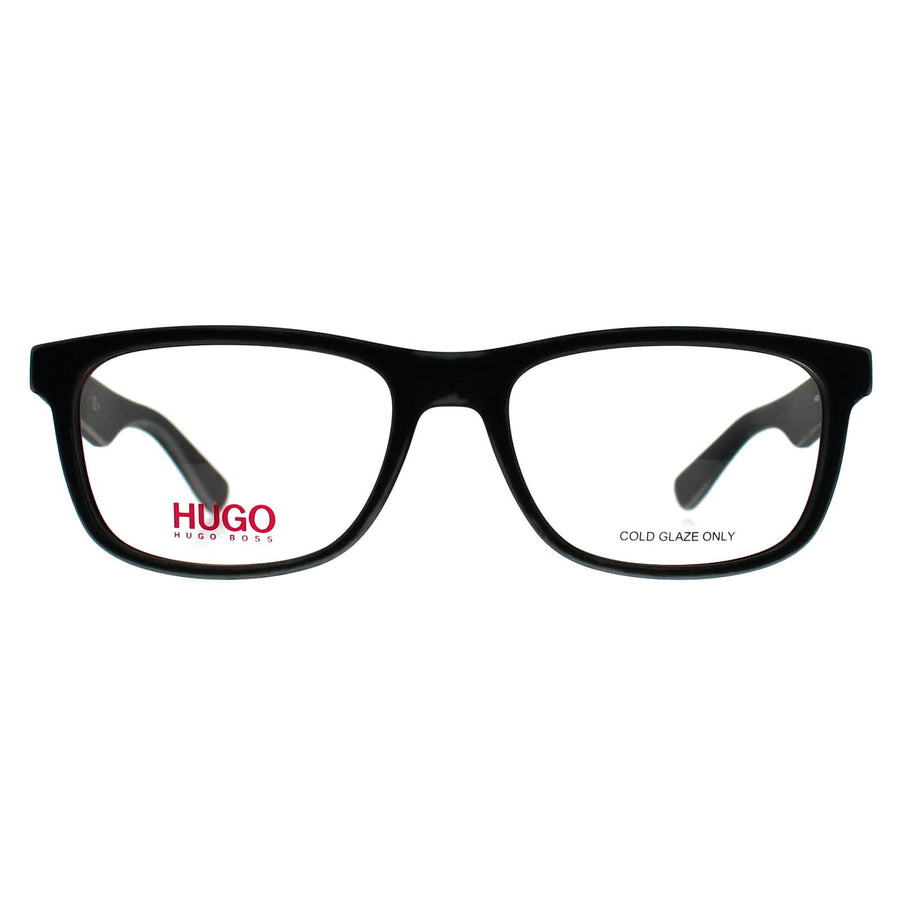Hugo by Hugo Boss Glasses Frames HG 0217 O6W Matte Black Grey Men