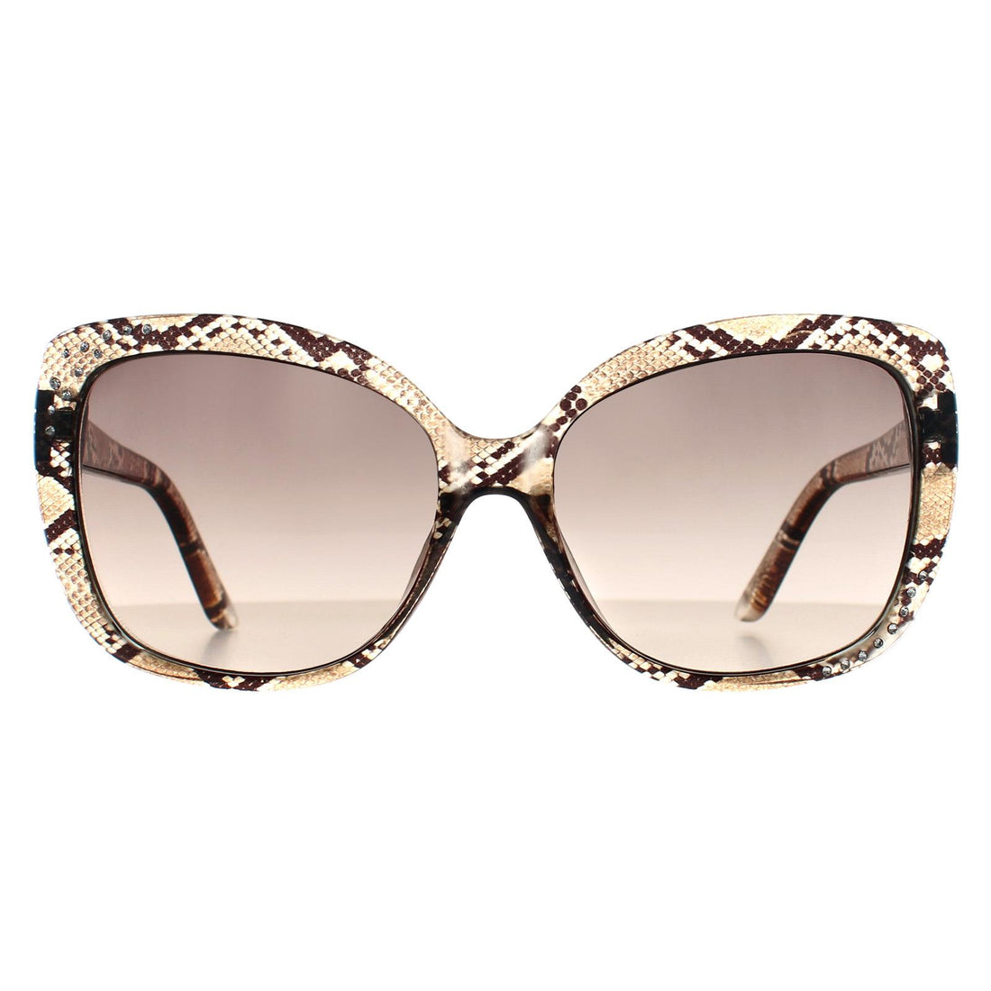 Guess Sunglasses GF0383 45F Shiny Light Brown Brown Gradient
