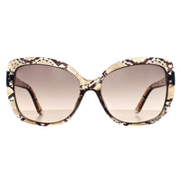 Guess Sunglasses GF0383 45F Shiny Light Brown Brown Gradient