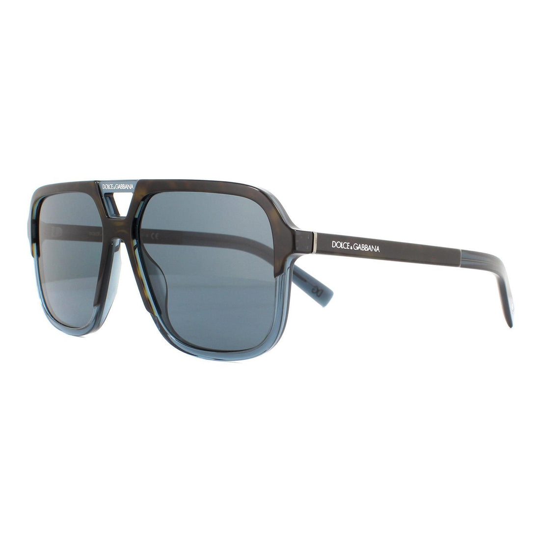 Dolce & Gabbana Sunglasses DG4354 320980 Havana Transparent Blue Brown Gradient