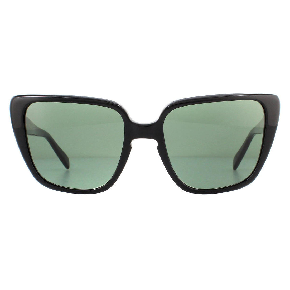 Celine CL40047I Sunglasses Shiny Black / Green