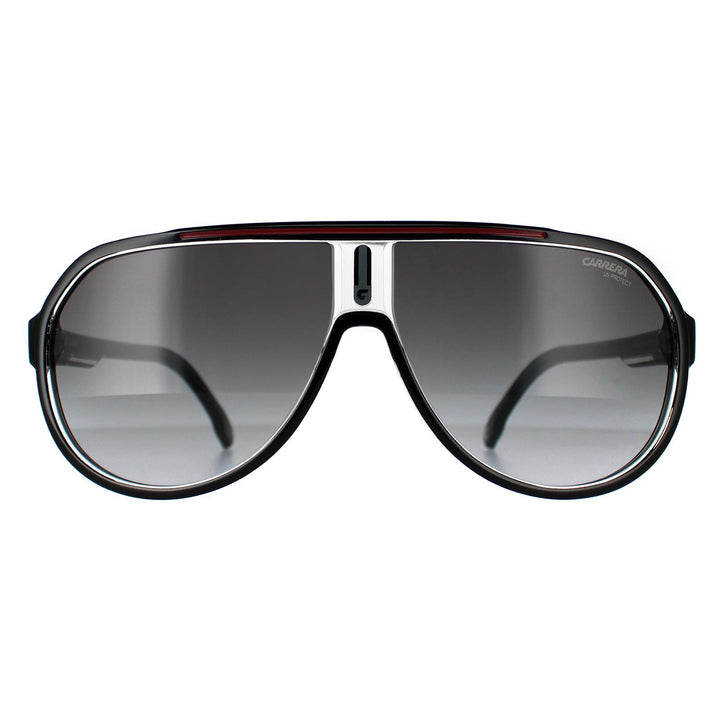 Carrera Sunglasses 1057/S OIT 9O Black Red Dark Grey Gradient