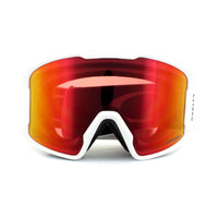 Oakley Ski Goggles Line Miner OO7070-13 Matt White Prizm Torch Iridium