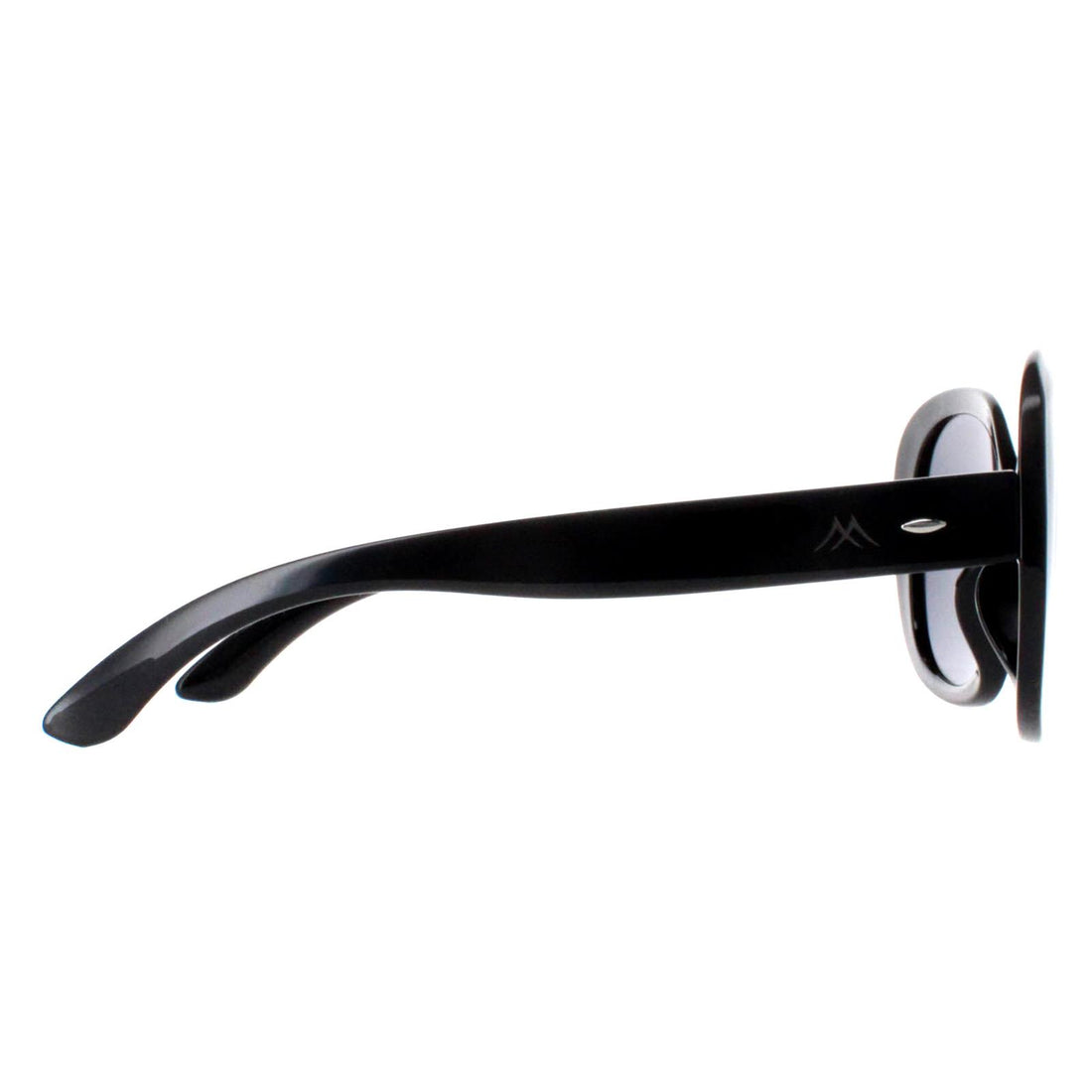 Montana Sunglasses MP63 Shiny Black Smoke Polarized