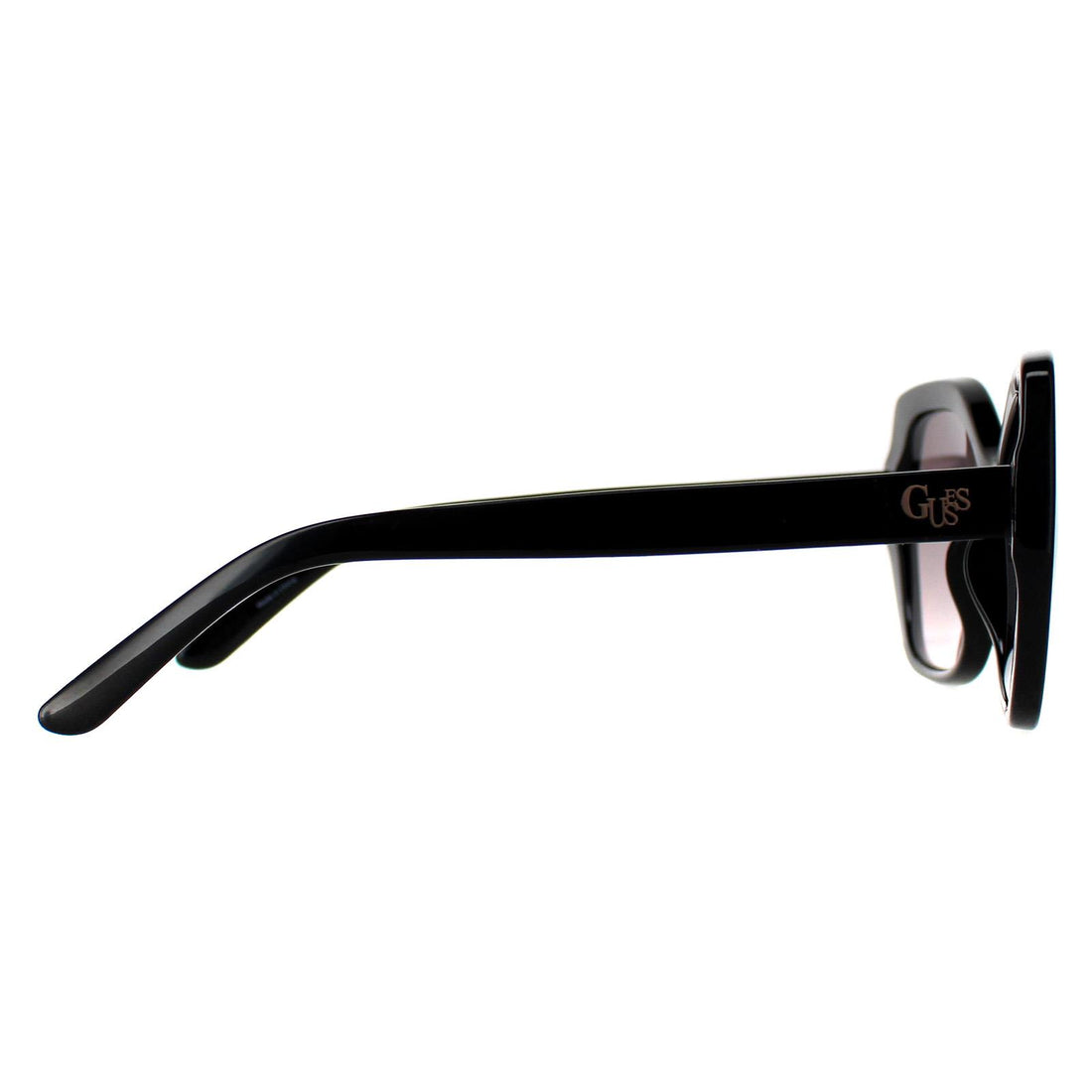 Guess Sunglasses GF0390 01U Shiny Black Bordeaux Mirror